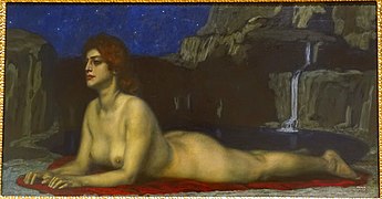 Franz von Stuck, Sphinx (1904), Darmstadt, musée régional de la Hesse.