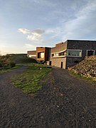 Musée archéologique de la bataille de Gergovie, accès par le bas.