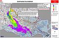 Anticipated inundation from Scenario 1