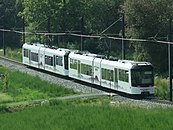 Bei der 1925 ein­ge­stellten und 2012 wieder­eröffneten Panoramique des Dômes in Frankreich kommen Stadler-Zahnrad-GTW zum Einsatz.