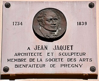 Plaque commémorative de Jean Jaquet.