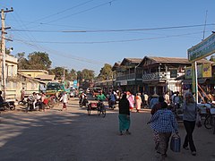 Leichter Personenverkehr in Nyaung U, 2014