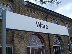 Ware station signage.jpg