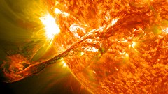 #2; On August 31, 2012 a long filament of solar material that had been hovering in the Sun's atmosphere, the Corona, erupted out into space at 4:36 p.m. EDT. NASA Goddard Space Flight Center (Flickr)