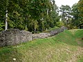 ORL 40 Osterburken Annexkastell Südmauer mit SW-Eckturm von Außen