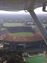 Aerial View of Keenan Stadium in Jamshedpur