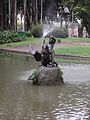 Statue on the lake