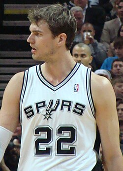 Splitter 2010 im Trikot der Spurs