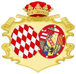 Description de l'image Coat of Arms of Marie, Princess of Monaco.svg.