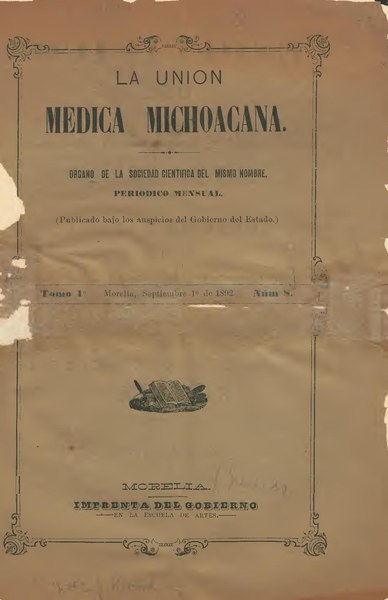 File:La Union Medica Michoacana - organo de la sociedad cientifica del mismo nombre - periodico mensual .. (IA 101282180.nlm.nih.gov).pdf