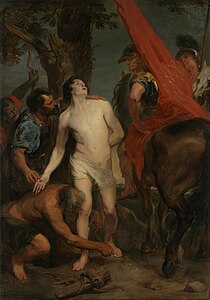 Antoine van Dyck Martyre de saint Sébastien Alte Pinakothek, Munich