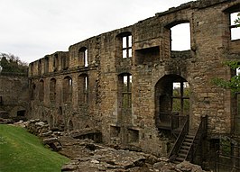 Dunfermline Palace vanuit het noordwesten