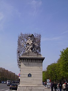 Les Chevaux de Marly, copie d'après Guillaume Coustou, Paris, place de la Concorde.