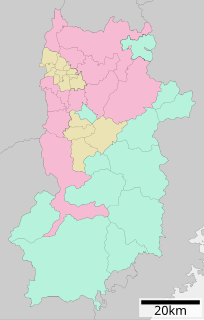 奈良県行政区画図