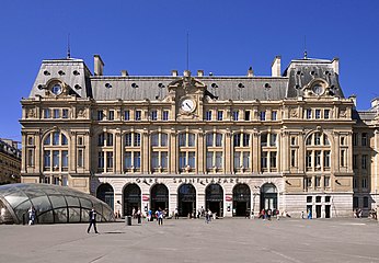 View of Gare Saint-Lazare, Paris