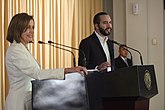 Speaker Nancy Pelosi meets with Salvadoran President Nayib Bukele on August 10, 2019