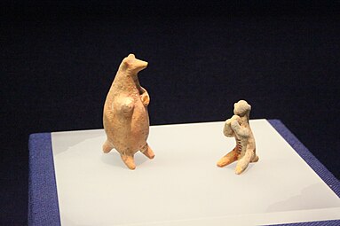 Pottery animals