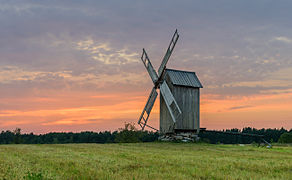 Tubala windmill in Hiiumaa