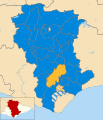 2011 results map