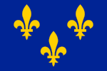 Die blou Capetingse banier is gedurende die Franse Renaissance steeds gebruik. Dit is nou die vlag van Île-de-France.