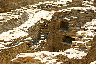 Chaco Kiva Detail, Chaco Culture National Historic Park, New Mexico