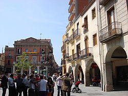 Plaça de la Vila in Sant Celoni