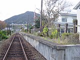 河戸駅から三段峡駅側を撮影（2005年11月）