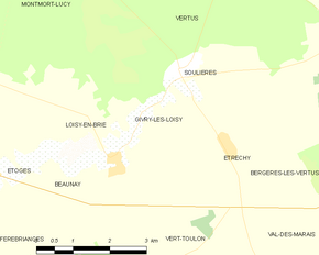 Poziția localității Givry-lès-Loisy