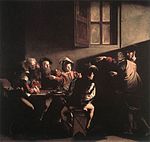 Matteus kallelse av Caravaggio i San Luigi dei Francesi.