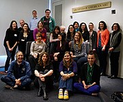 Attendees at the 2013 Women in the Arts Edit-a-thon in Washington, DC