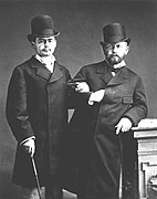 Josef Kotek et Tchaïkovski en 1877.