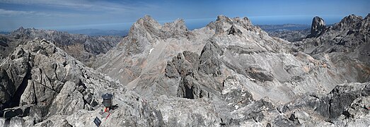 Panorámica desde la cima del Tesorero