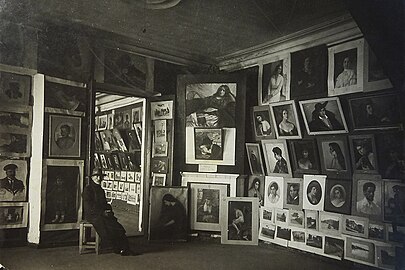 Pen in his workshop, 1920s