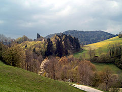 Pâturages d'altitude au printemps.