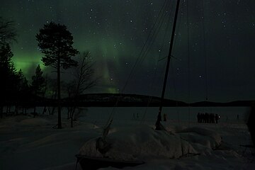 Aurora borealis (Inarijärvi)