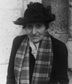 Alice B. Toklas op 8 oktober 1949 (Foto: Carl Van Vechten) overleden op 7 maart 1967