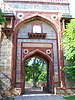 Gateway into Araba Sarai, south to the pathway towards Humayun's tomb.