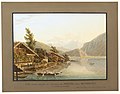 Heinrich Meichelt: Brienz, Ansicht von Nordwesten (Aquarell, um 1830)