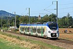 Un Régiolis en approche de Lons-le-Saunier.