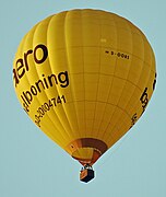 Schroeder fire balloon G50-24 (D-OORS) over Uetersen, Germany