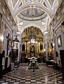 Capilla, en el centro se encuentra el sepulcro del cardenal Silíceo, obra de Ricardo Bellver (1890)