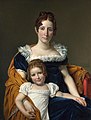 Sophie-Louise-Zoé de Feltz met haar dochter, in 1816 overleden op 2 juni 1853