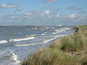 Grande marée à Oye-Plage