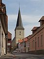 Horstmar, église (die Sankt Gertrudis Kirche) dans la rue