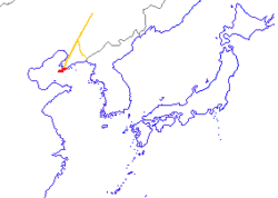 関東州の位置