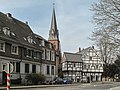 Langenberg, église (die Sankt Michaelkirche) dans la rue