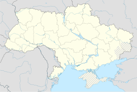 Ternopol na mapi Ukraine