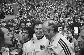 Finale wereldkampioenschap voetbal 1974 in Munchen, West Duitsland tegen Nederla, Bestanddeelnr 927-3108.jpg