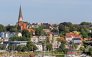 Jürgensbyer Hügel[1] mit St. Jürgen-Kirche