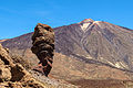 A szikla, háttérben a Teide csúcs